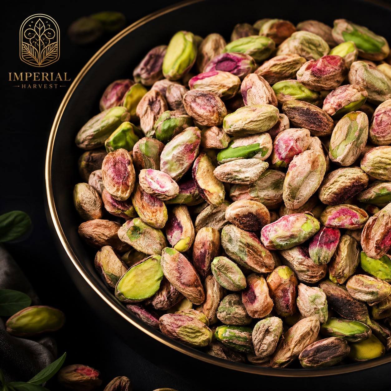 Pistachios, Macro